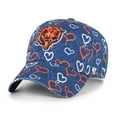 thumbnail image 1 of Girls Youth '47 Navy Chicago Bears Mural Clean Up Adjustable Hat, 1 of 2