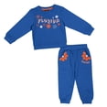 thumbnail image 1 of Girls Toddler Colosseum Royal Florida Gators Flower Power Fleece Pullover Sweatshirt & Pants, 1 of 2