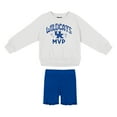 thumbnail image 1 of Girls Toddler Colosseum  White/Royal Kentucky Wildcats Beta Fleece Sweatshirt and Shorts Set, 1 of 2