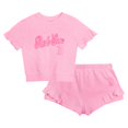 thumbnail image 1 of Girls Toddler Fanatics Pink Boston Red Sox Dugout Cute T-Shirt & Shorts Set, 1 of 3