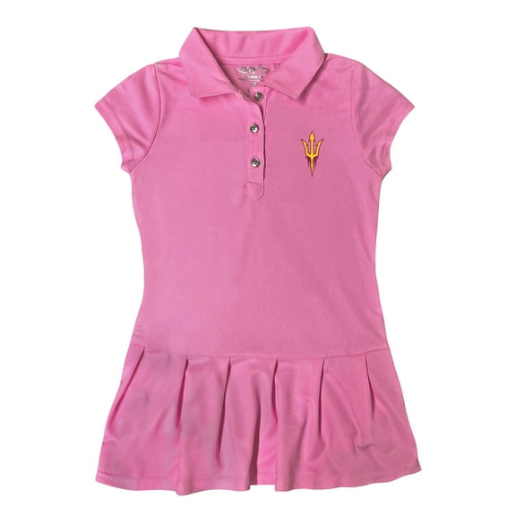 Girls Toddler Garb Pink Arizona State Sun Devils Caroline Polo Dress