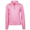 thumbnail image 1 of Girls Toddler Garb Pink Miami Hurricanes Mila Quarter-Zip Pullover, 1 of 1