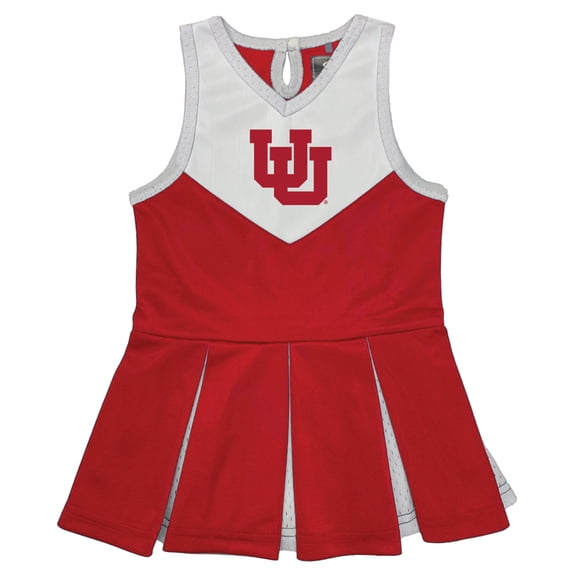 Girls Toddler Garb Red Utah Utes Cheerleader Dress