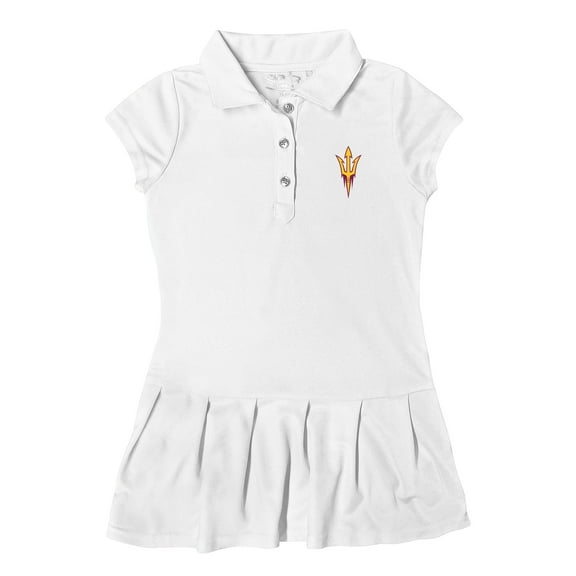 Girls Toddler Garb White Arizona State Sun Devils Caroline Polo Dress