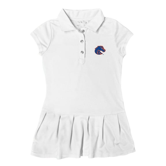 Girls Toddler Garb White Boise State Broncos Caroline Polo Dress