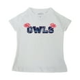 thumbnail image 1 of Girls Toddler Garb  White Florida Atlantic Owls Brittany V-Neck T-Shirt, 1 of 1