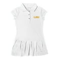 thumbnail image 1 of Girls Toddler Garb  White LSU Tigers Caroline Cap Sleeve Polo Dress, 1 of 1