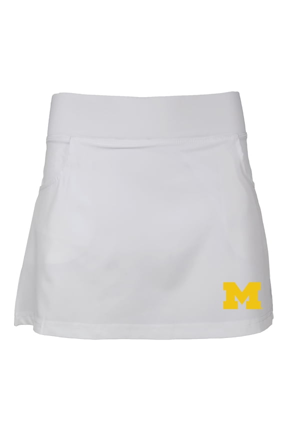 Girls Toddler Garb White Michigan Wolverines Sara Skort
