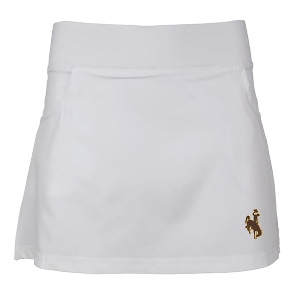 Girls Toddler Garb White Wyoming Cowboys Sara Skort