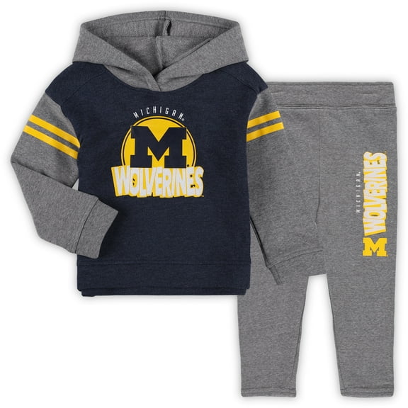 Girls Toddler Michigan Wolverines Clubhouse-Pullover Hoodie and Legging Set