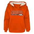thumbnail image 1 of Girls Toddler Orange Denver Broncos Football Pullover Hoodie, 1 of 1