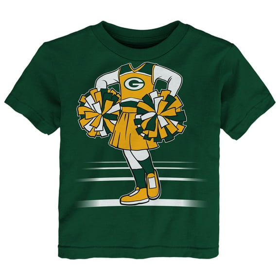 Girls Toddler Outerstuff Green Green Bay Packers Game Fit T-Shirt