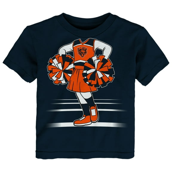 Girls Toddler Outerstuff Navy Chicago Bears Game Fit T-Shirt