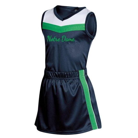 Girls Toddler Russell Navy Notre Dame Fighting Irish 3-Piece Cheer Set