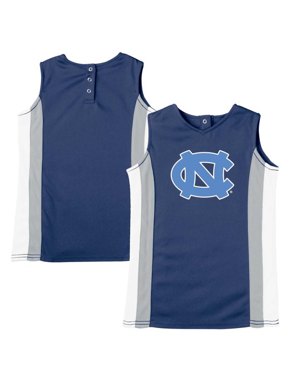 Girls Toddler Russell Navy North Carolina Tar Heels Cheerleader Dress