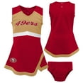 thumbnail image 1 of Girls Toddler Scarlet San Francisco 49ers Cheer Captain Dress with Bloomers, 1 of 4
