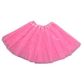 thumbnail image 1 of Girls Toddler Sparkle Tutus Dress Princess Ballet Dance Kids Child Layered Tulle Skirts Pink ,One Size, 1 of 2