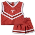 thumbnail image 1 of Girls Toddler Texas Orange Texas Longhorns Two-Piece Cheer Set, 1 of 3