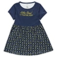 thumbnail image 1 of Girls Toddler ZooZatz Navy Notre Dame Fighting Irish Short Sleeve Dress, 1 of 1