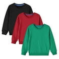 thumbnail image 1 of Girls and Toddlers' Long Sleeve T Shirts New 3pc Toddler Boys Girls Pullover Sweatshirt Casual Cotton Crewneck Tops Long Sleeve Shirt Fall Outfits Green 9 Years, 1 of 8