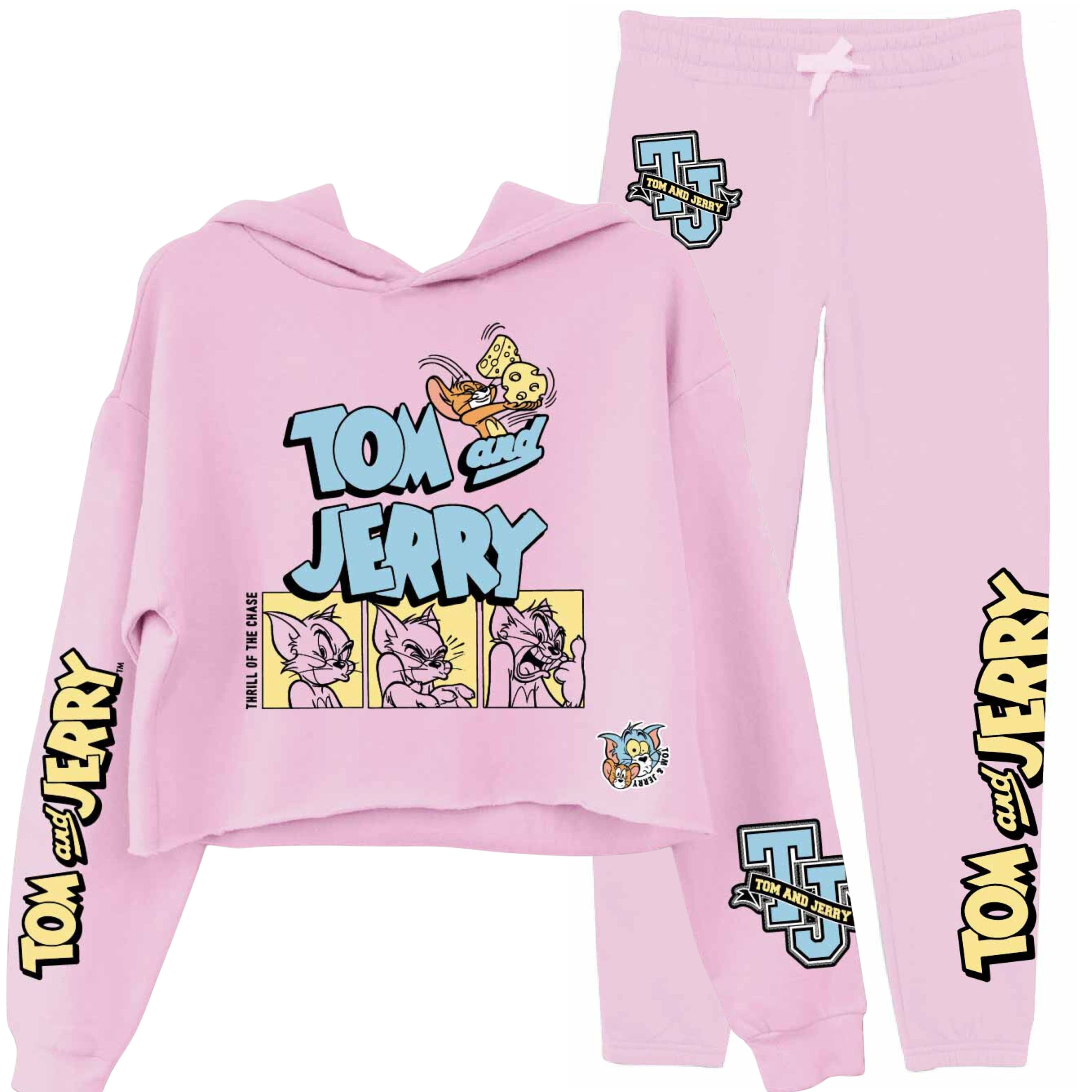 Space Jam Girls' Lola Bunny Glitter Graphic Hoodie | Officially Licensed Pullover | Sizes 4-16
