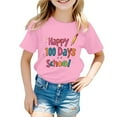 thumbnail image 1 of Girls Tops 100 Days Of School Shirt for Toddler Happy 100th Day T-Shirt Kids Tees Tops, 1 of 4