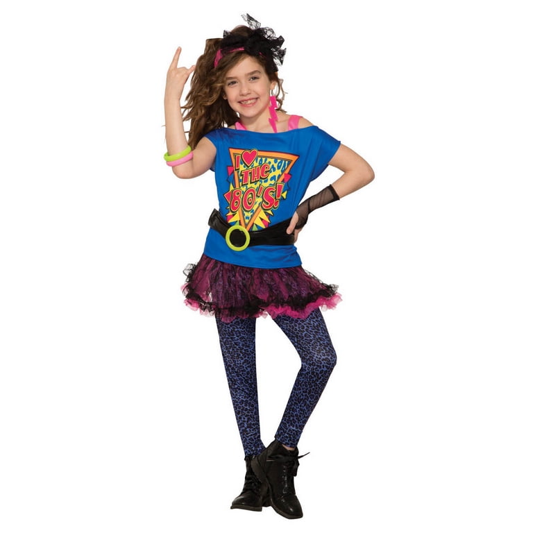 80s look girl top