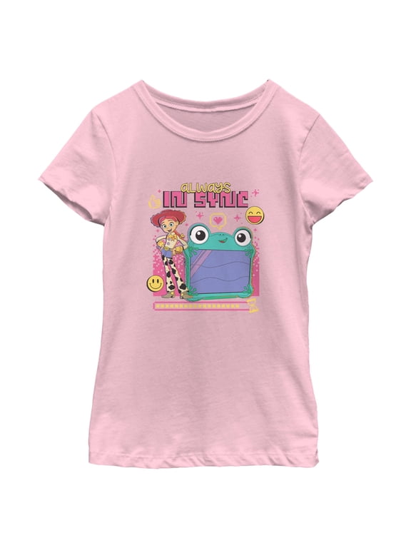 Girls Toy Story 5 Always In Sync Lily And Jessie T Shirt