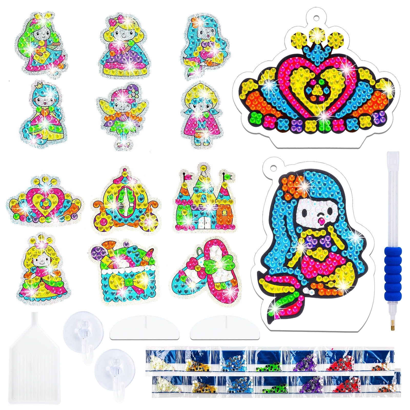 Dream Fun 5D Diamond Painting Kits for Kids, Gem 3D Diamond