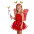thumbnail image 1 of Girls Tracksuit Glowing Fairy for With Light Up Wand and Floral Four Piece Dress Up Play, 1 of 5