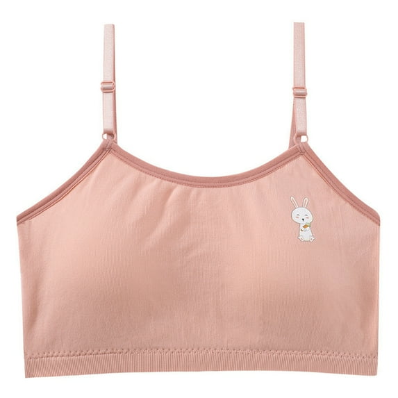 Girls Training Bra Pack,Seamless Bra Design with Removable Padding,Youth over 12 Years Old,1 Pack