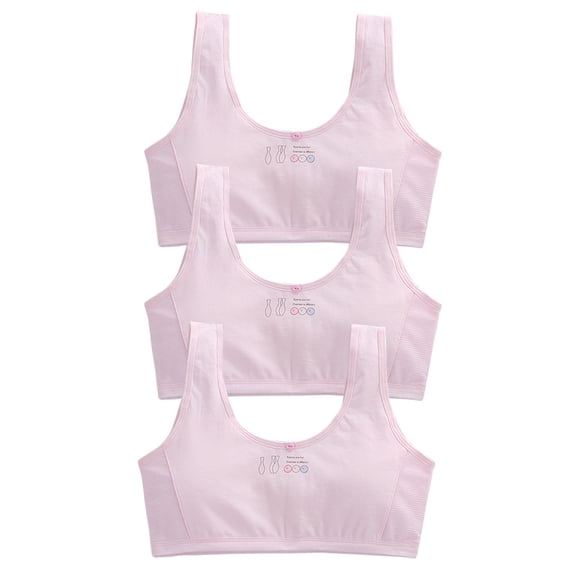 Girls Training Bra Teen Cotton mesh is breathable in summer Developed Kids Sports No Wire Bras for Teens