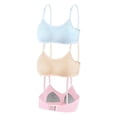 thumbnail image 1 of Girls Everyday Training Bra Teens Big Kids Padded Comfort Bra Sizes 8-10,10-12,12-14,14-16 Soft Wireless Light Support Cotton Bralette, 1 of 5