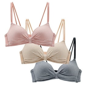 Girls' Training Bras Molded Microfiber Thin Cotton Breathable ...