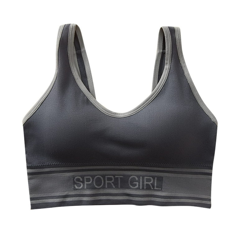 Girls Training Bras 10-12 Years Old, 1 Bra For Women Girls V Neck Cami Vest  Padded Seamless Bralette Straps Sleeping Bras Push Up Tank Tops Underwear