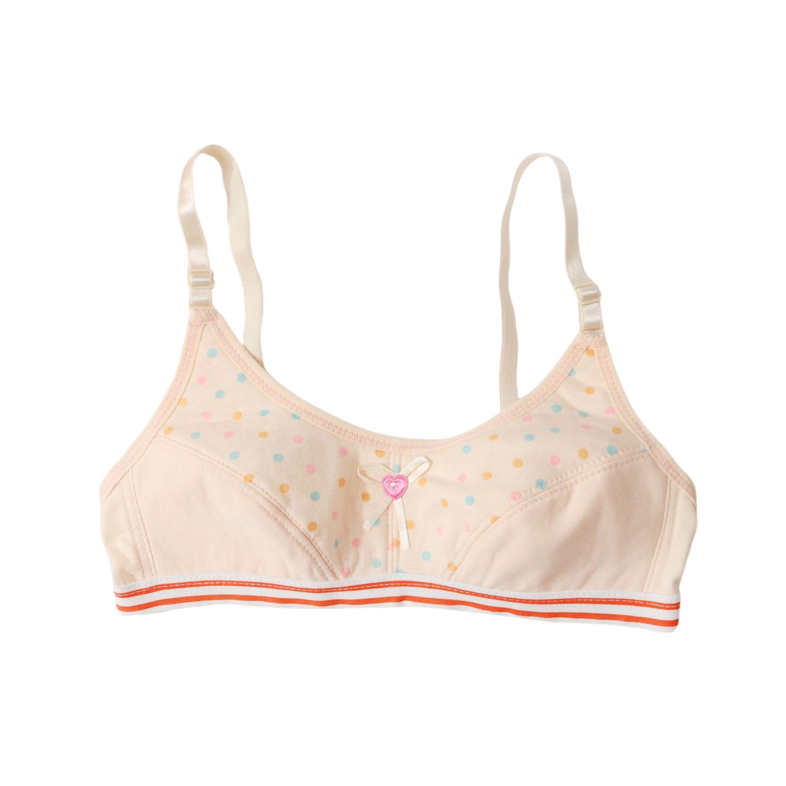 Girls Training Bras 8-10 Years Breathable Racerback High Elasticity ...