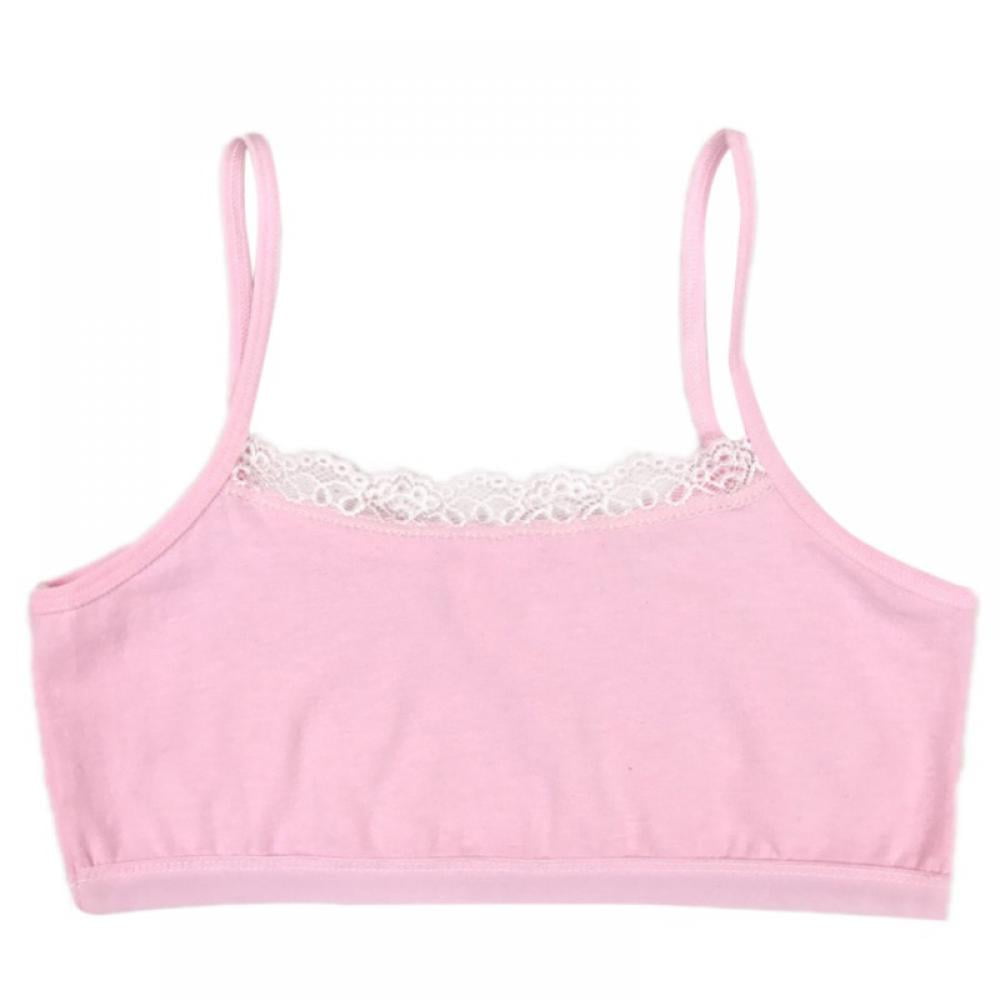 VerPetridure Sports Bras for Girls 10-12 Years Old Soft Comfortable Cotton  Bralette Seamless Cami Crop Bras Everyday Underwear 