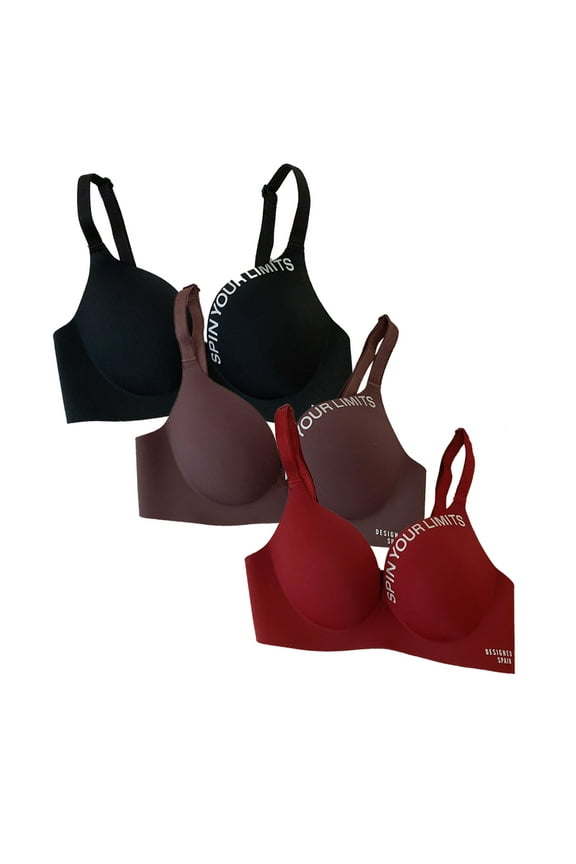 Girls' Training Bras Molded Microfiber Thin Cotton Breathable Adjustable Straps Tween Bra No Wire A-Cup