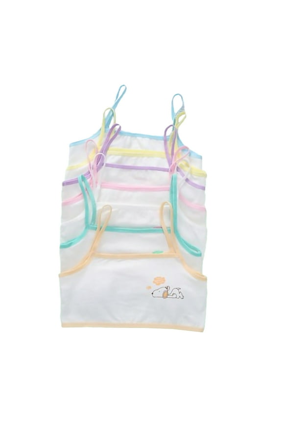 Girls Sports Bras Developed Training Molded Microfiber No Wire Training Bras for Women Teens 7-13 Years