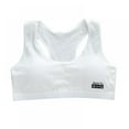thumbnail image 1 of Girls Training Cotton Bras Wireless Light Padded Sports Bra, 1 of 6