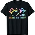 thumbnail image 1 of Girls Trip 2024 Cheaper Than A Therapy Bachelorette Party T-Shirt, 1 of 4