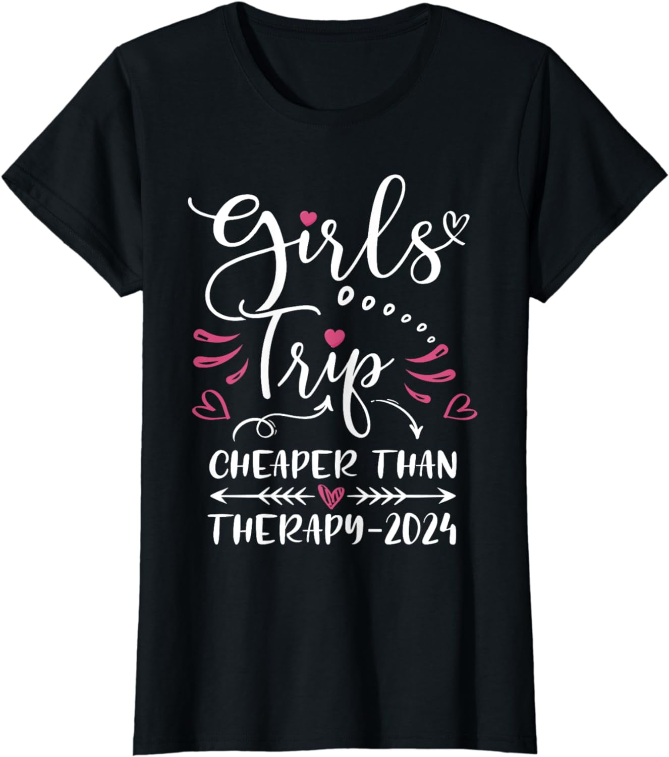 Girls Trip 2024 Funny Weekend Trip Summer 2024 Vacation TShirt