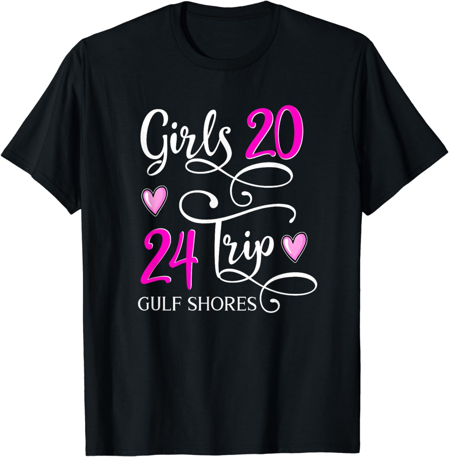 Girls Trip 2024 Gulf Shores Alabama Beach Vacation Group Cotton TShirt
