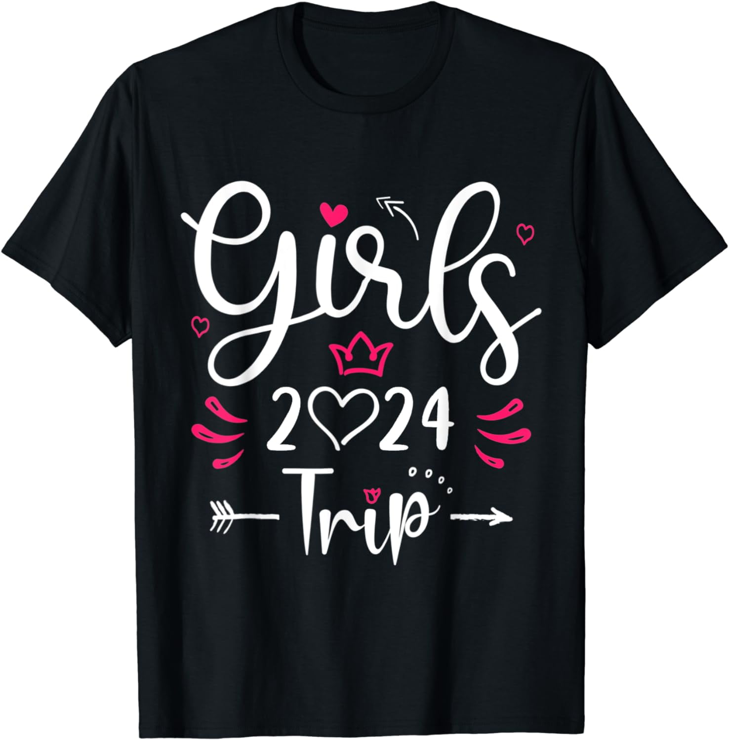 Girls Trip 2024 Shirt Weekend Hello Summer 2024 Vacation TShirt