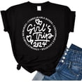thumbnail image 1 of Girls Trip 2024 T Shirts Women Weekend Vacation Matching T-Shirt Tops, 1 of 3