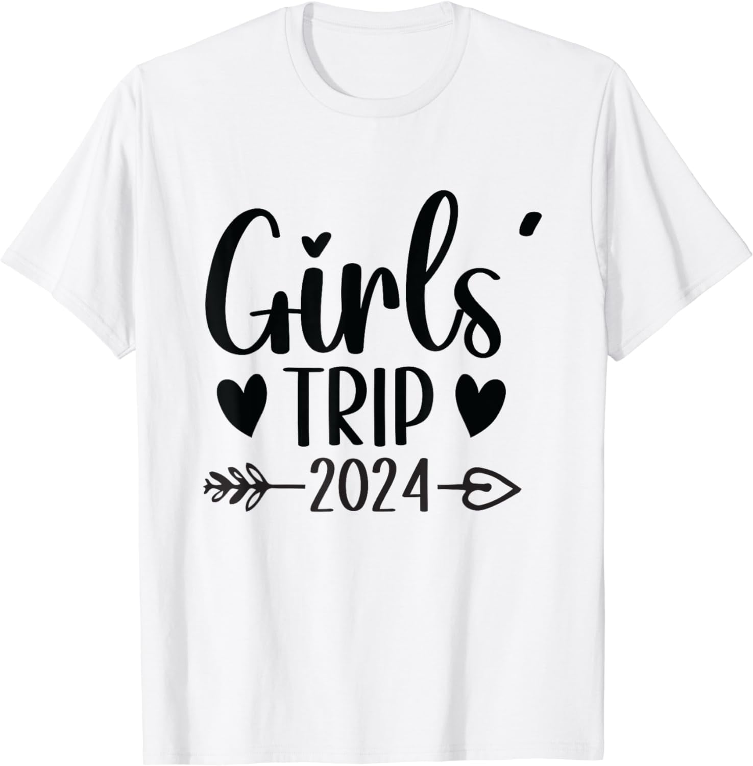 Girls Trip 2024 Weekend Hello Summer 2024 Vacation TShirt