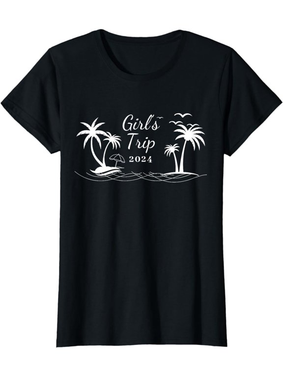 Girls Trip 2024 Weekend Hello Summer Vacation T-Shirt