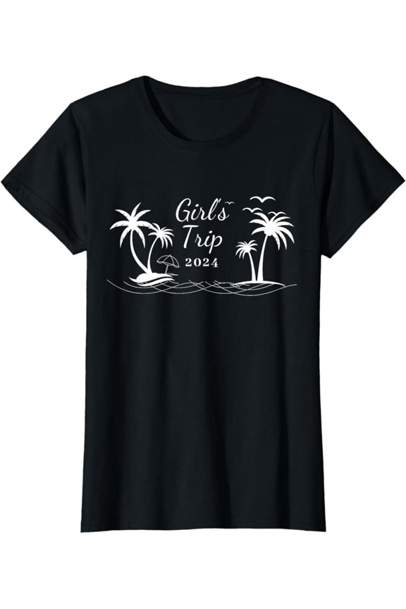 Girls Trip 2024 Weekend Hello Summer Vacation T-Shirt