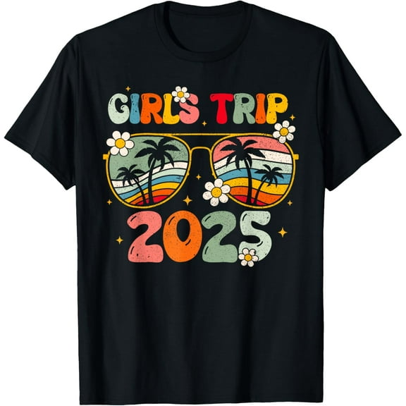 Girls Trip 2025 Weekend Summer Beach Vacation 2025 T-Shirt