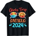 thumbnail image 1 of Girls Trip Antigua 2024 Summer Vacation Beach Matching Women T-Shirt, 1 of 4